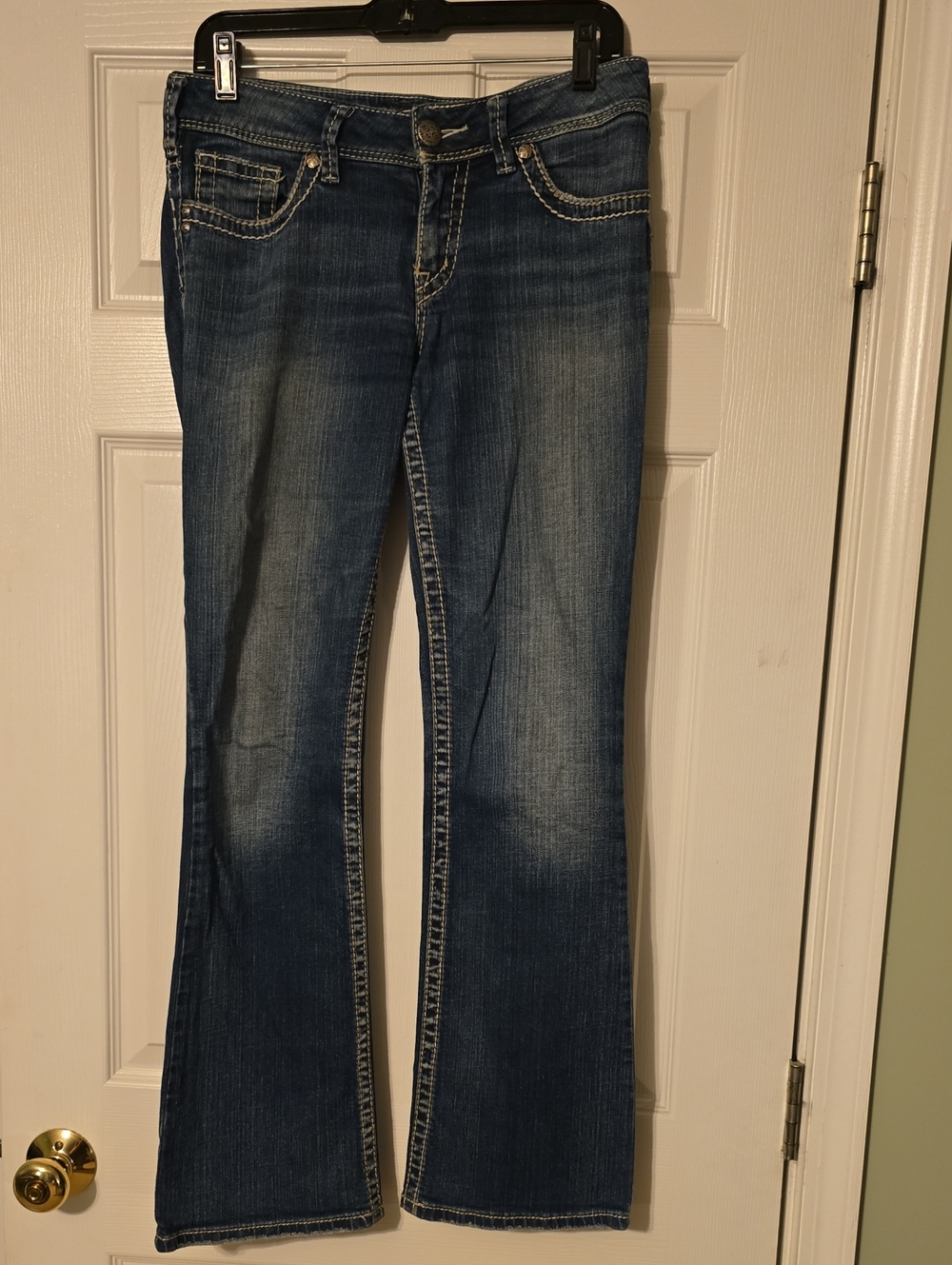 Silver Jeans Dark Blue Flared Women's Jeans